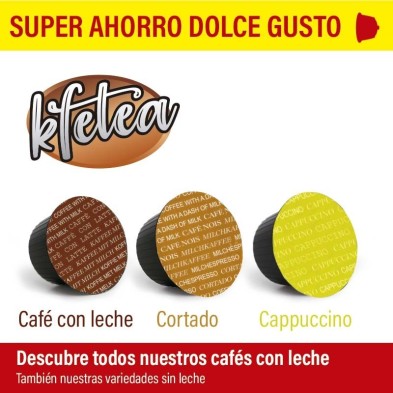 Kit Degustación Leche Kfetea para Dolce Gusto: 3 Sabores Kit Degustación Leche Kfetea para Dolce Gusto: 3 Sabores