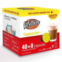 Cappuccino Kfetea 48 Cápsulas Compatibles Dolce Gusto