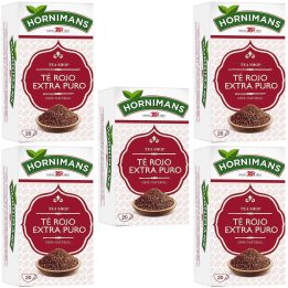5 cajas de Té Rojo Extra Puro Hornimans, 20 unidades 8410091069428