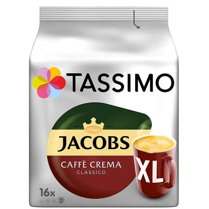 Café Crema Classico Jacobs 16 servicios para Tassimo
