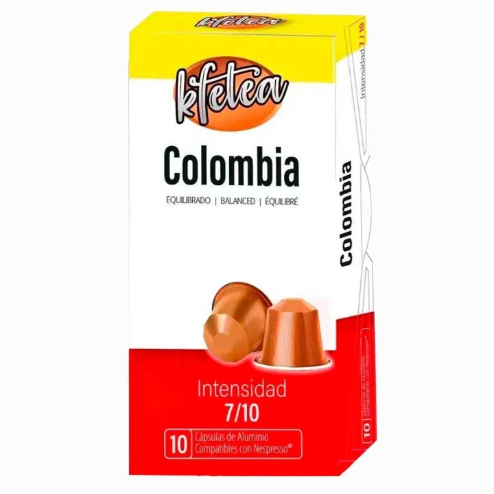Colombia Kfetea 10 Cápsulas Compatibles Nespresso