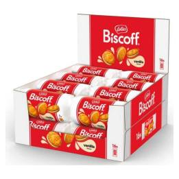 Caja de 16 Lotus Biscoff Sandwich Vainilla 55 g para cafetería y vending