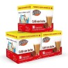 Kfetea Cafe con leche Pack de 3 cajas de 16 capsulas compatibles Dolce Gusto