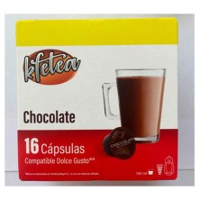 Chocolate compatibles con Dolce Gusto de Kfetea, 16 cápsulas