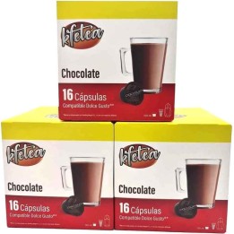 Chocolate Kfetea 48 Cápsulas Compatibles Dolce Gusto