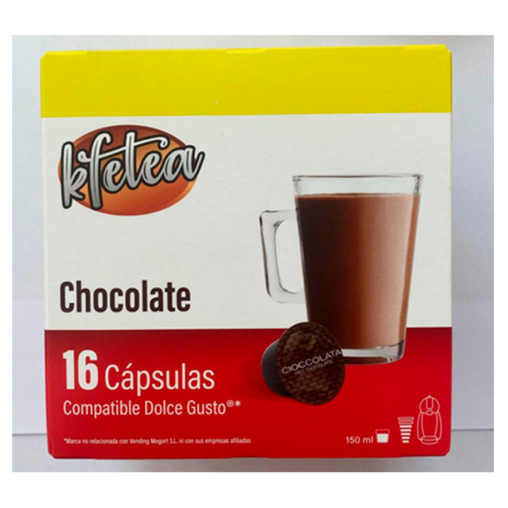 Chocolate Kfetea 48 Cápsulas Compatibles Dolce Gusto