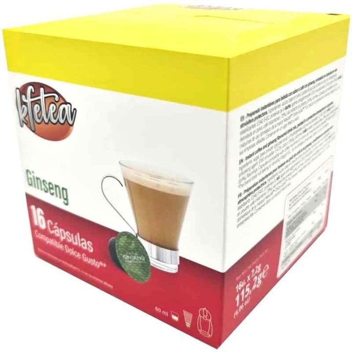 Ginseng Kfetea 16 Cápsulas Compatibles Dolce Gusto