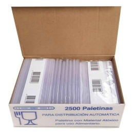 2500 Paletinas de Plástico 90 mm para Máquinas Café