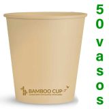 Vasos de Bamboo para Café 7 onzas 200ml 50 unidades