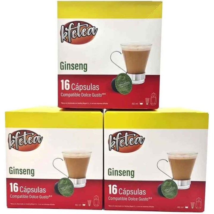 Ginseng Kfetea 48 Cápsulas Compatibles Dolce Gusto