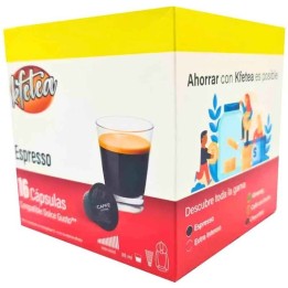Espresso Kfetea 16 Cápsulas Compatibles Dolce Gusto