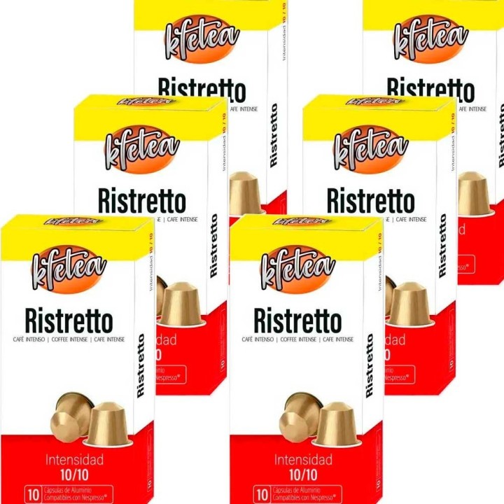 Ristretto Kfetea 60 Cápsulas Compatibles Nespresso