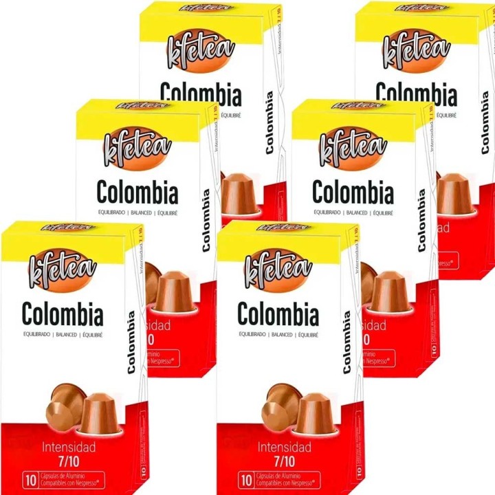 Colombia Kfetea 60 Cápsulas Compatibles Nespresso