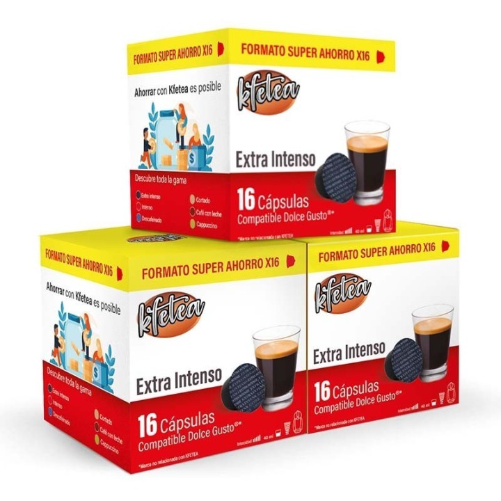 Extra Intenso Kfetea 48 Cápsulas Dolce Gusto