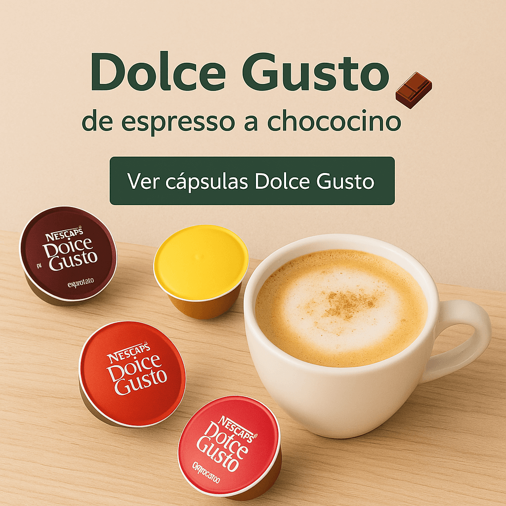 Dolce Gusto Nestlé, gimoka, kfetea, mogorttini  todas al mejor precio